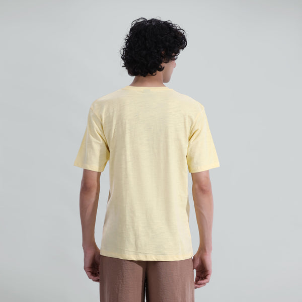 Slub Embroidered Tee