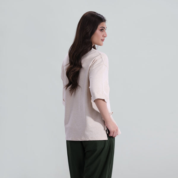 V-neck Oversized Top