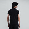 Paneled Zipper Polo