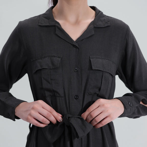 Solid Flowy Tunic