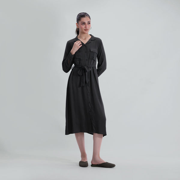 Solid Flowy Tunic