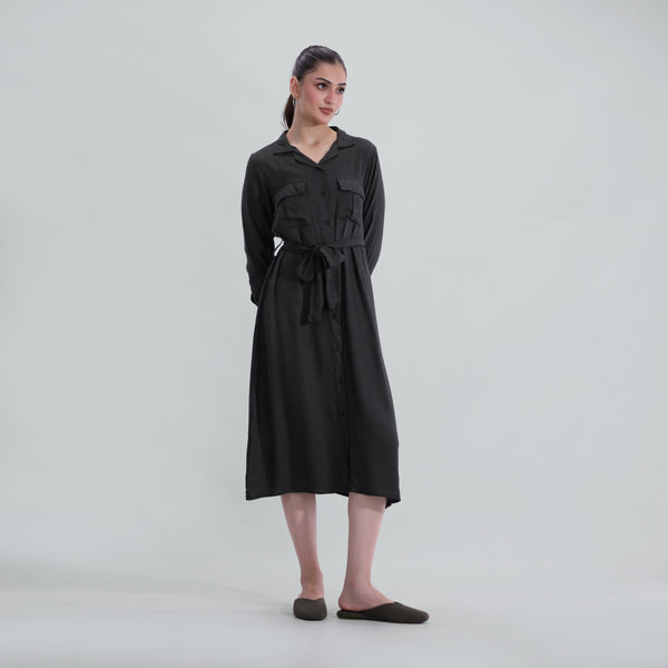 Solid Flowy Tunic