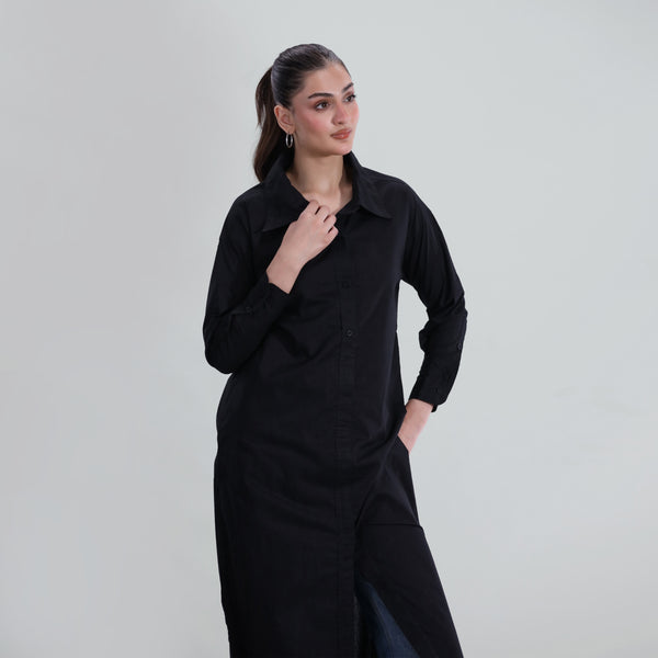 Poplin Shirt Dress