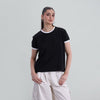Contrast Rib Tee