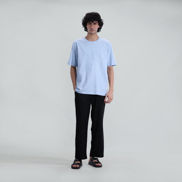 Slub Embroidered Tee