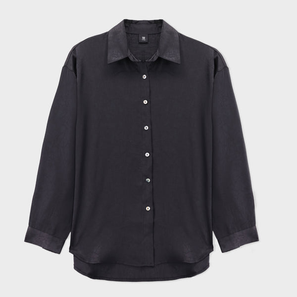 Solid Silk Shirt