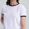 Contrast Rib Tee