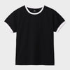 Contrast Rib Tee