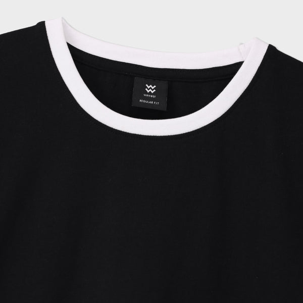 Contrast Rib Tee