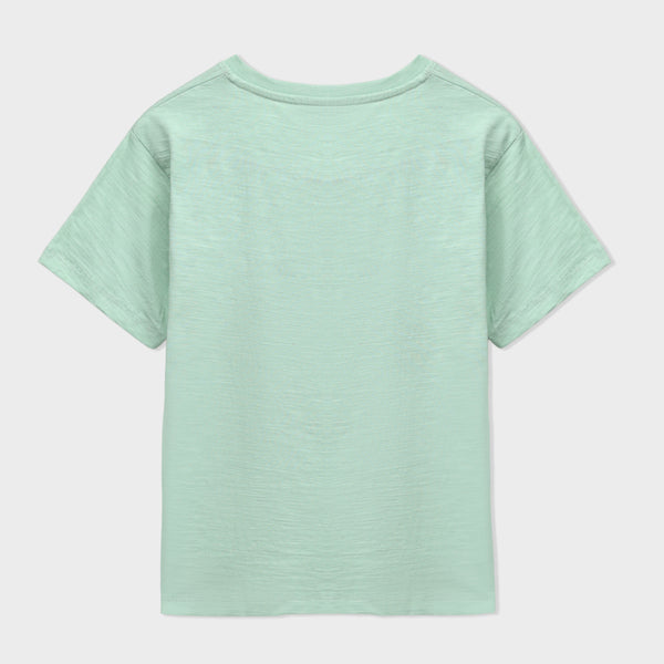 Slub Embroidered Tee