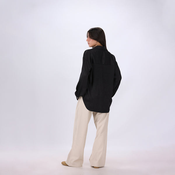 Solid Silk Shirt
