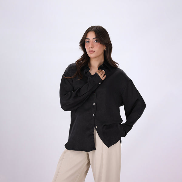 Solid Silk Shirt