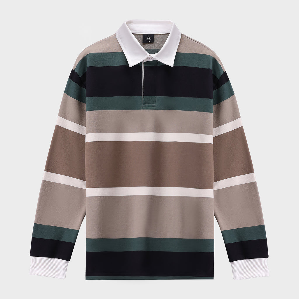 Yarn dyed Rugby Polo