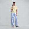 Slub Embroidered Tee