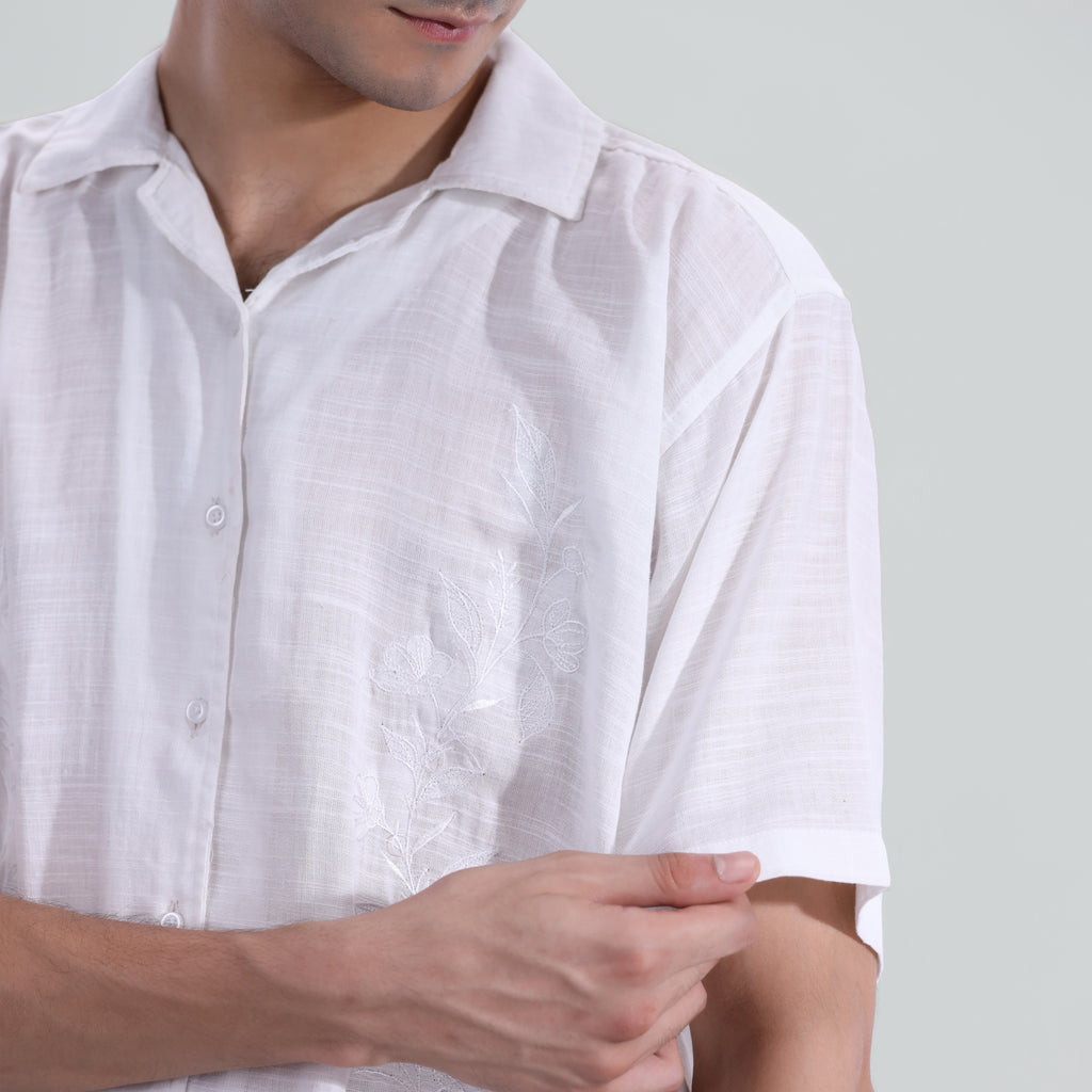 Embroidered Resort Shirt