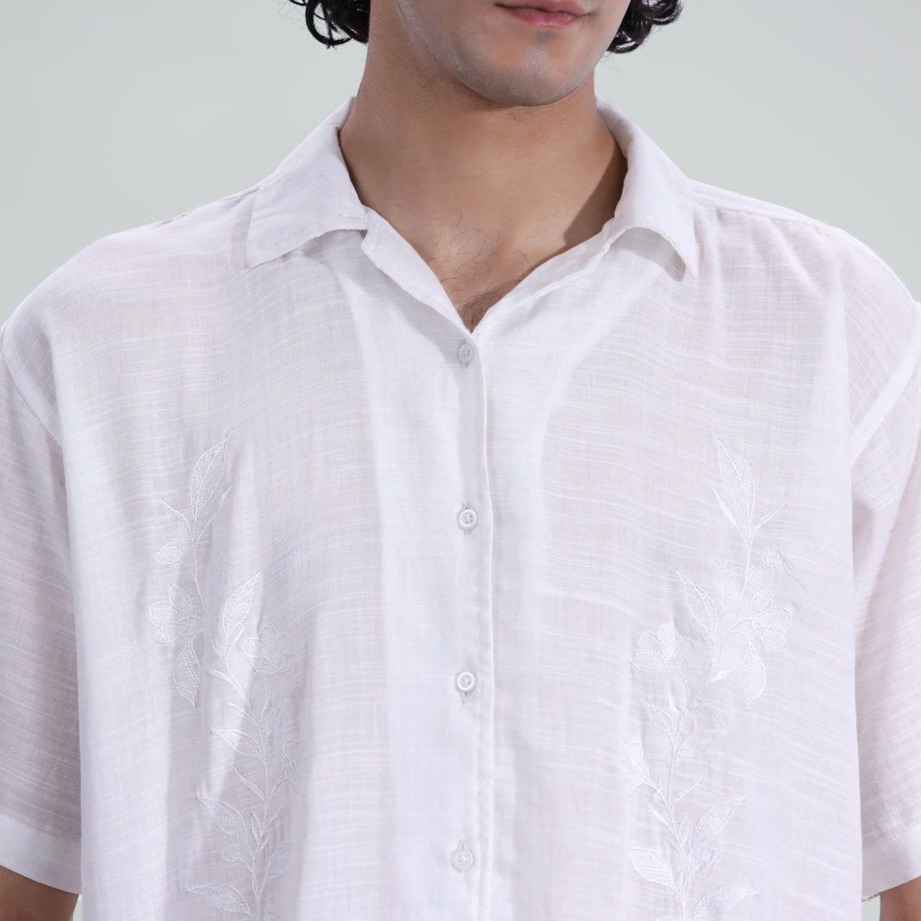 Embroidered Resort Shirt