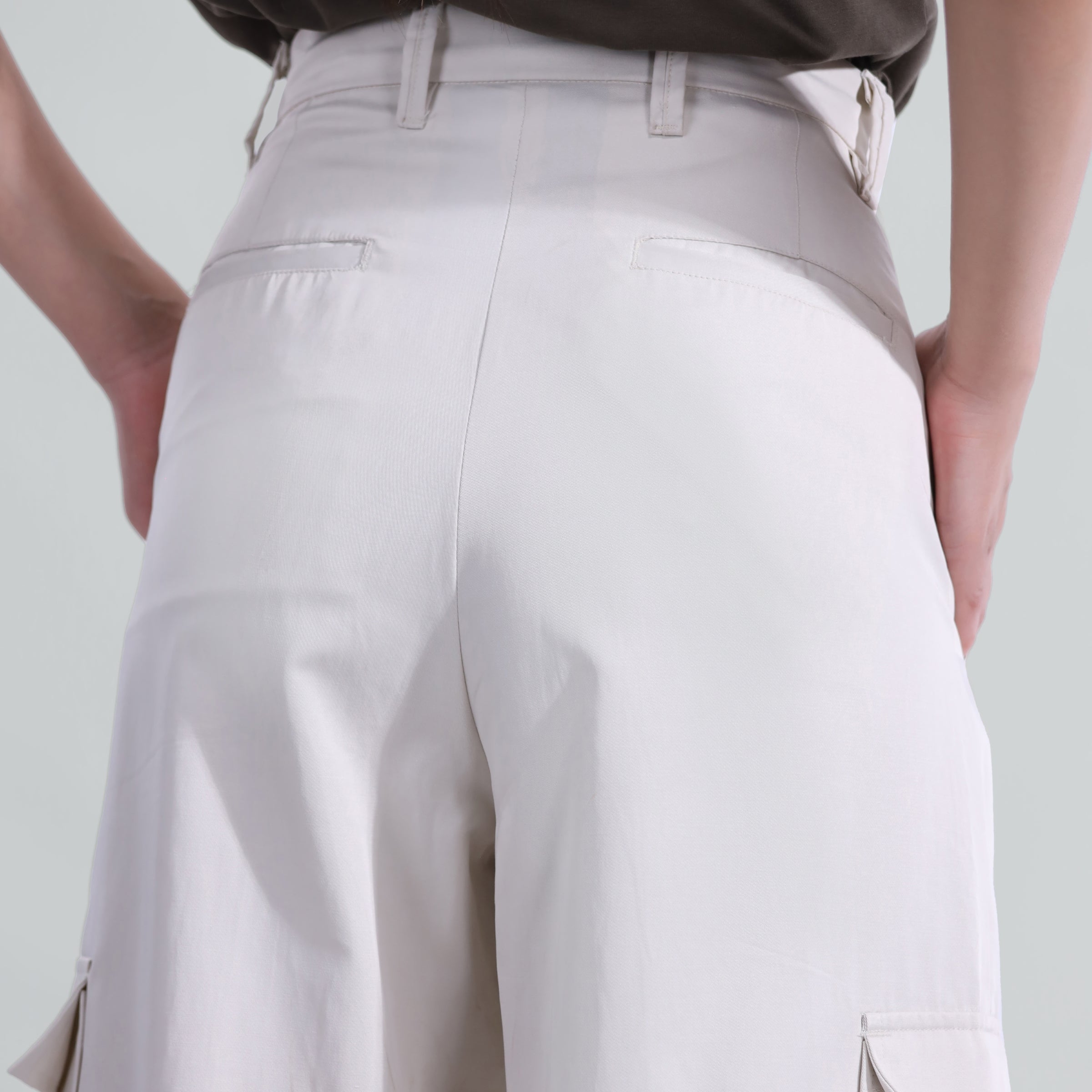 Pleated Cargo Pants
