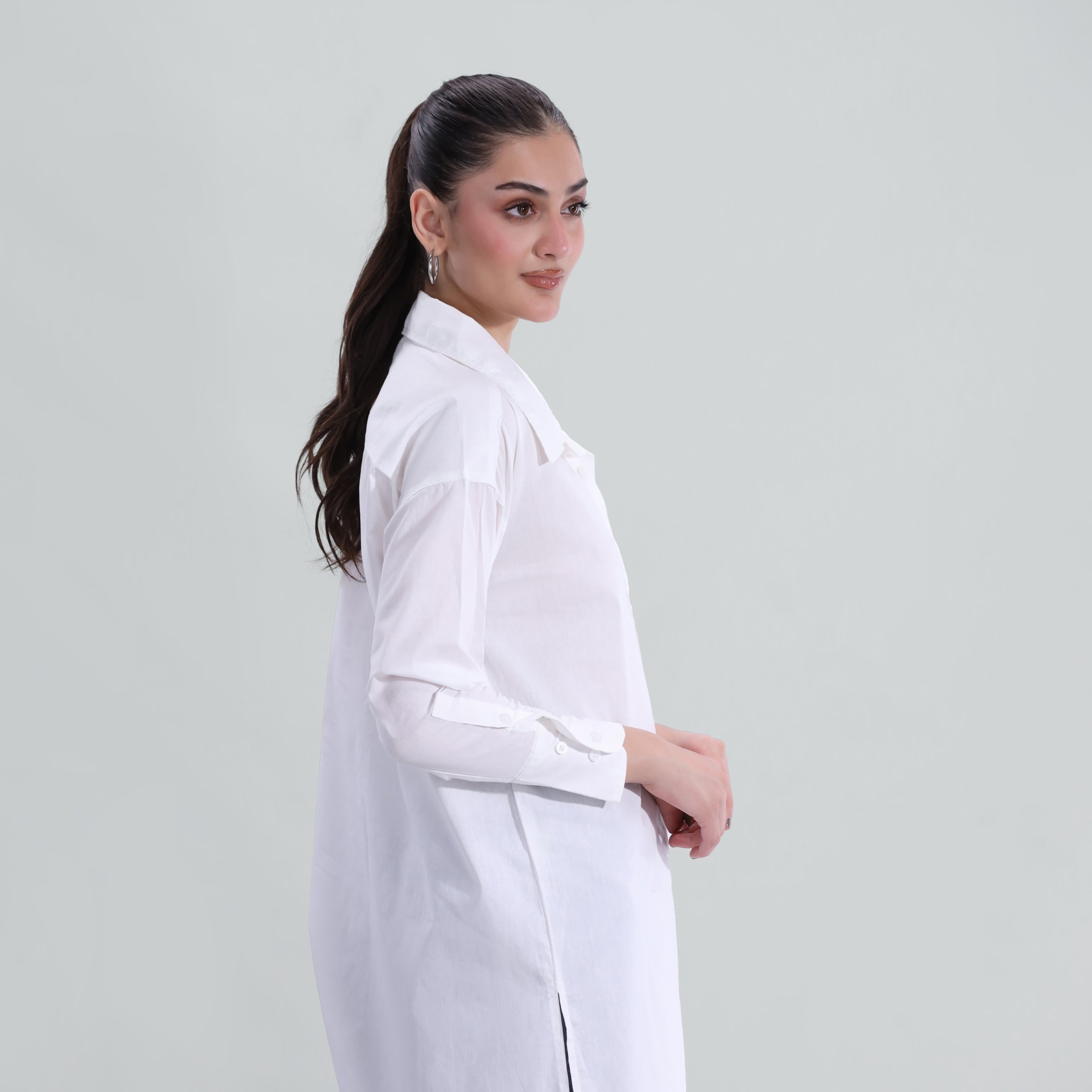 Poplin Shirt Dress