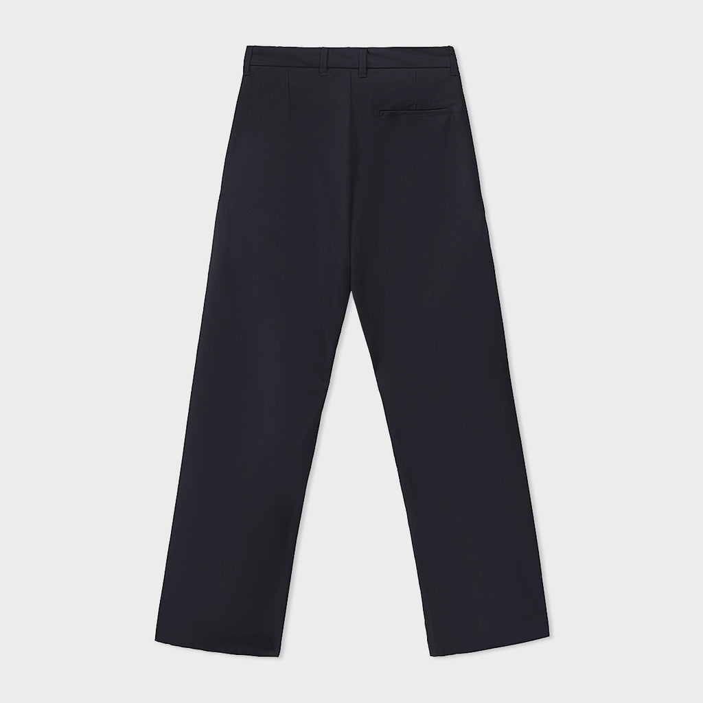 Wide Leg Pleated Suit Pant