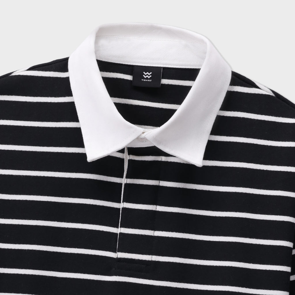 Yarn dyed Rugby Polo