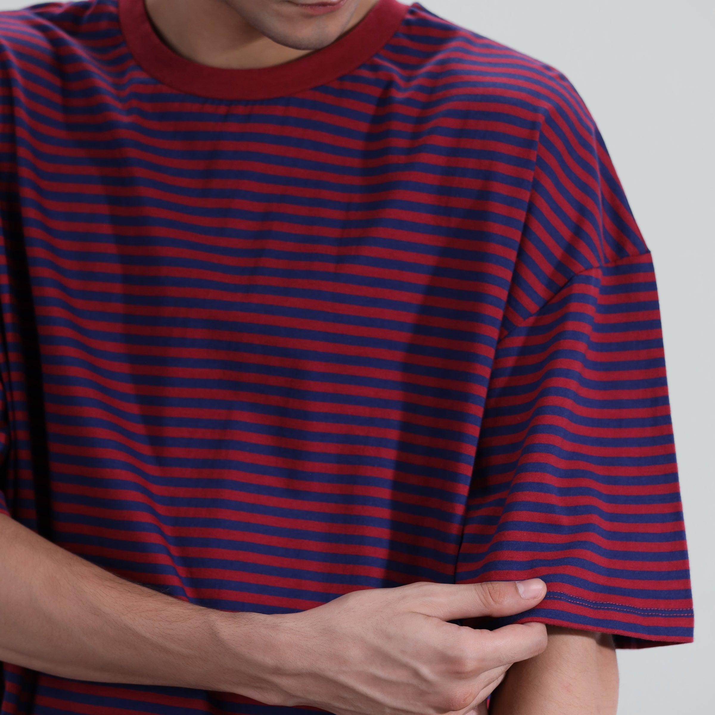 Striped Oversized Fit Tee