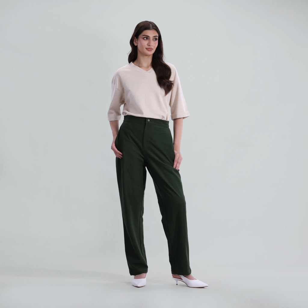 V-neck Oversized Top