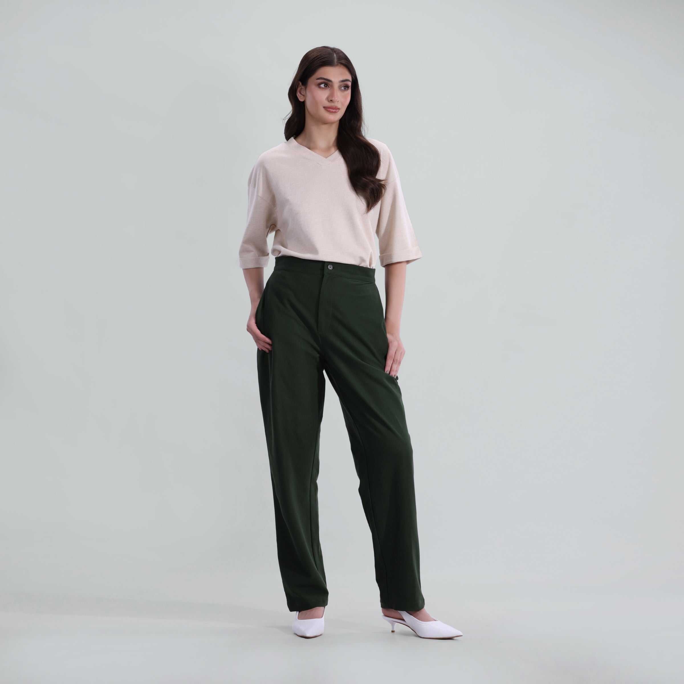 V-neck Oversized Top