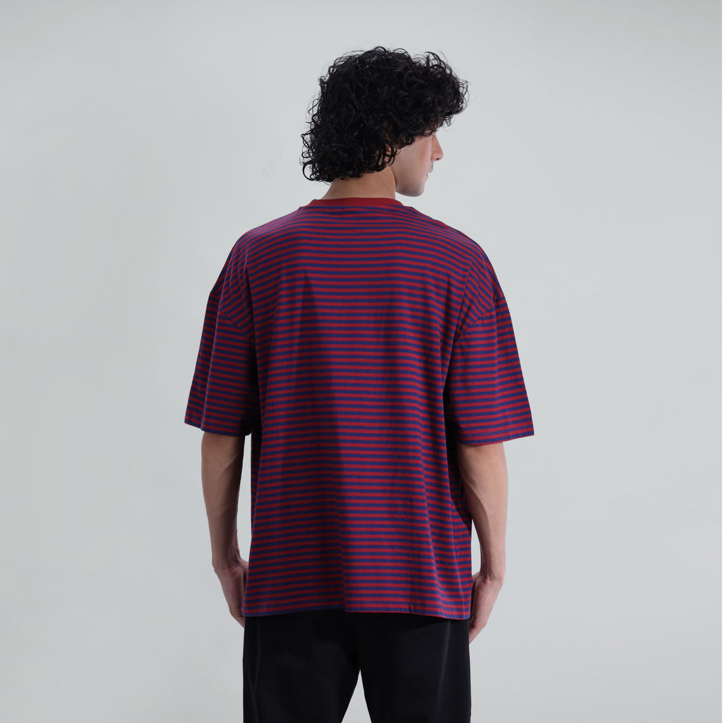 Striped Oversized Fit Tee