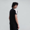 Paneled Zipper Polo