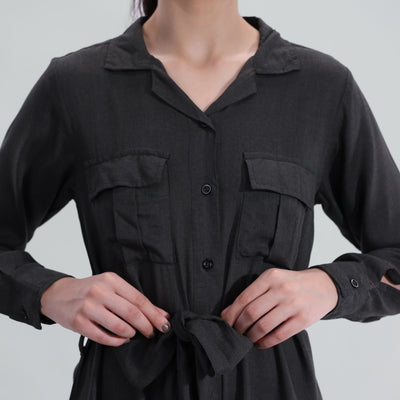 Solid Flowy Tunic
