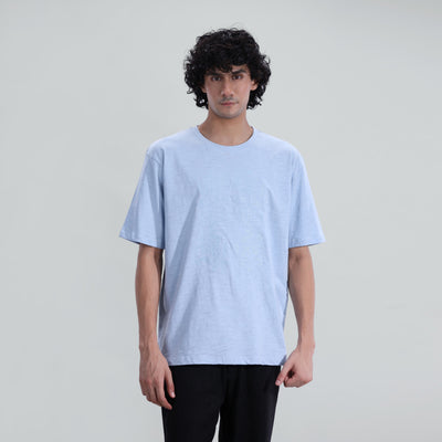 Slub Embroidered Tee