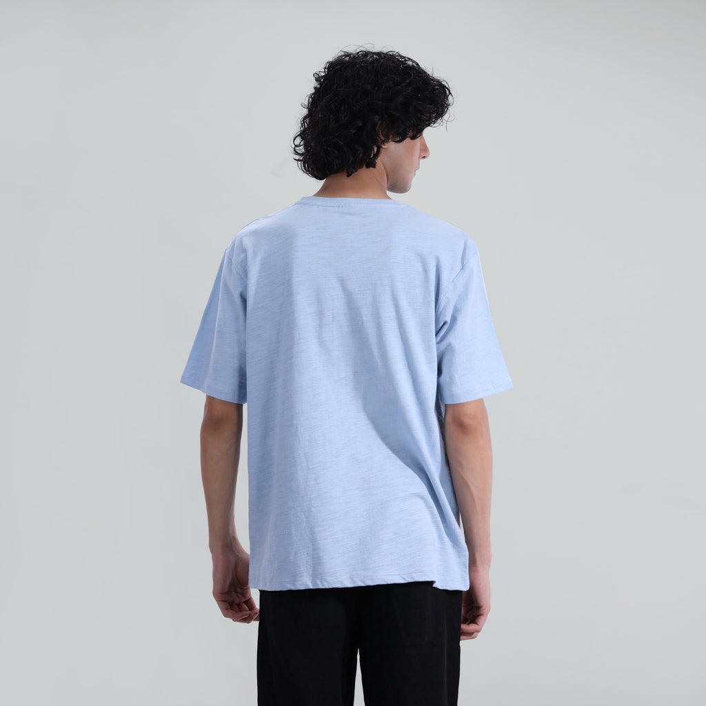 Slub Embroidered Tee