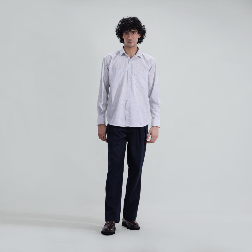 Slub Cotton Button Down