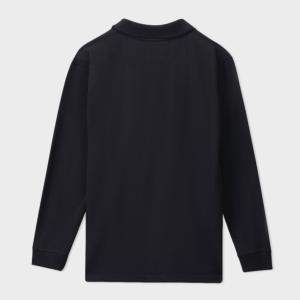 Lycra Regular Long Sleeves Polo