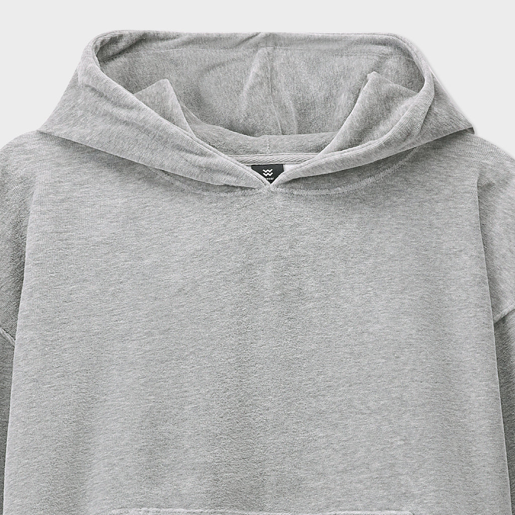 Velour Pullover Hoodie