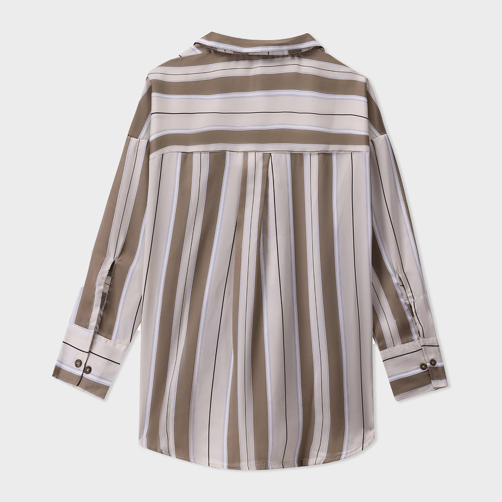 Striped Silk Shirt