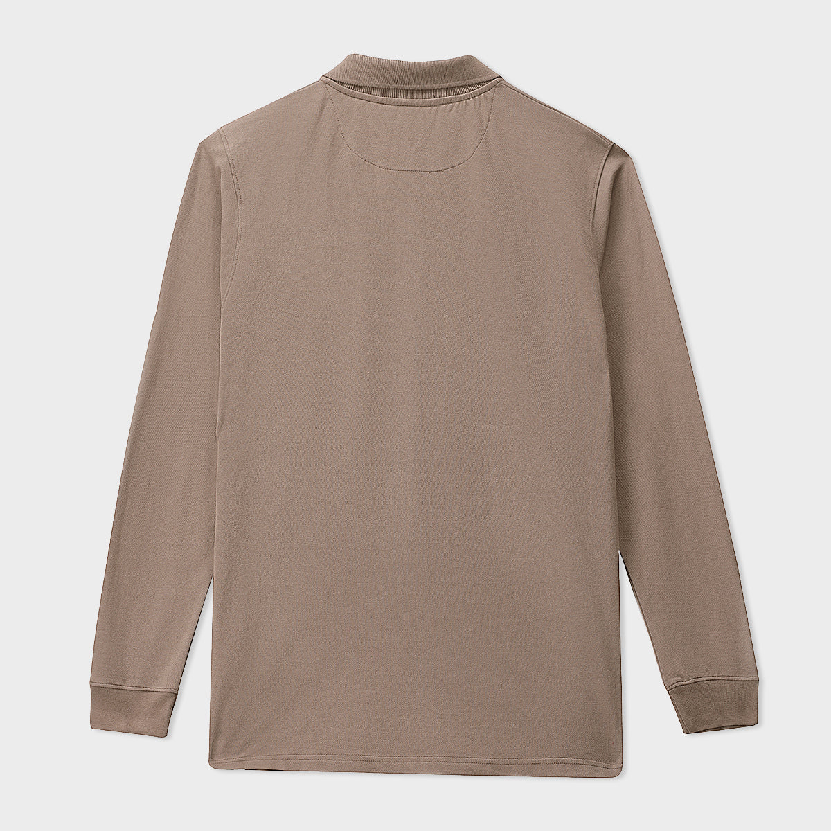Lycra Regular Long Sleeves Polo