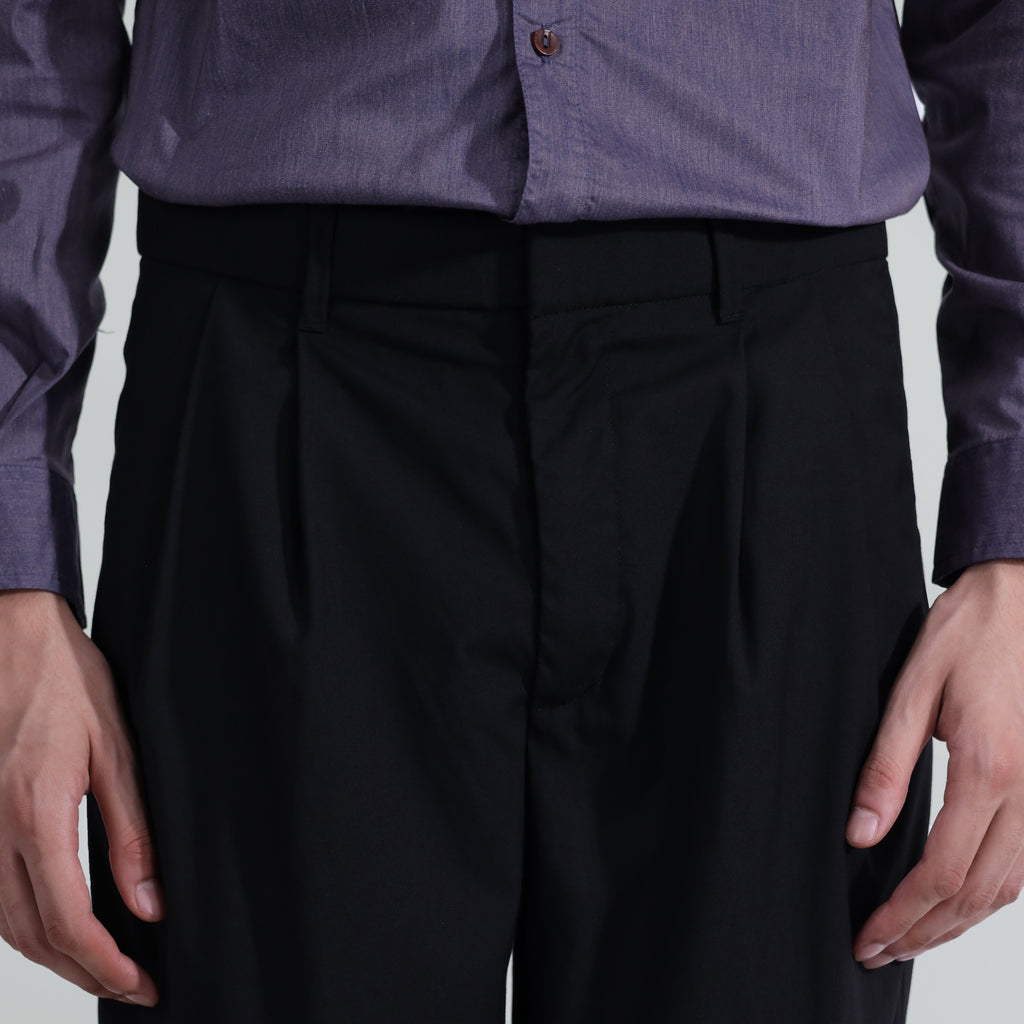 Pleated Regular Fit Trouser