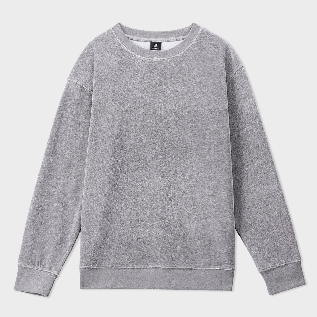 Velour Relaxed Sweatshirt