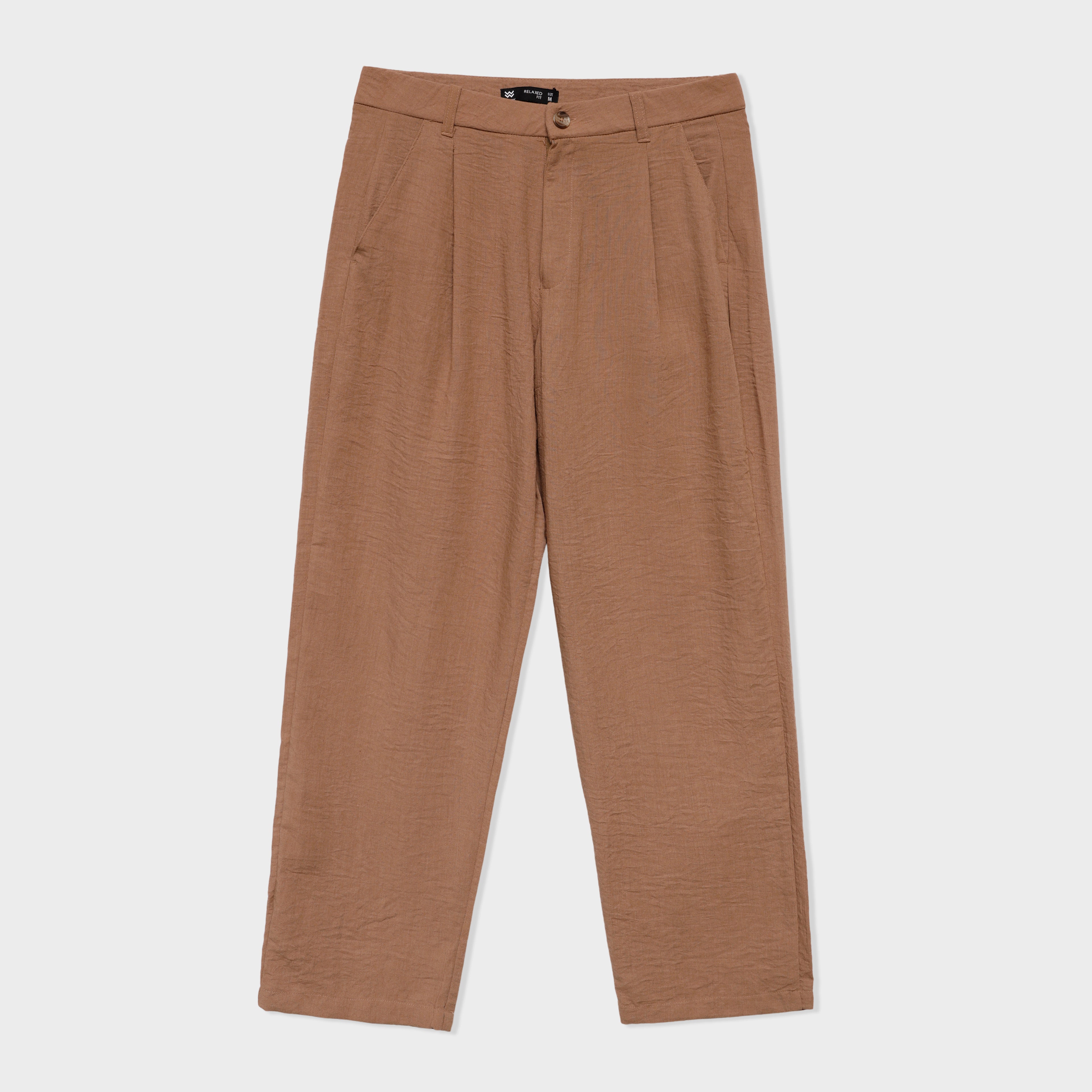 Textured Pleated Trouser