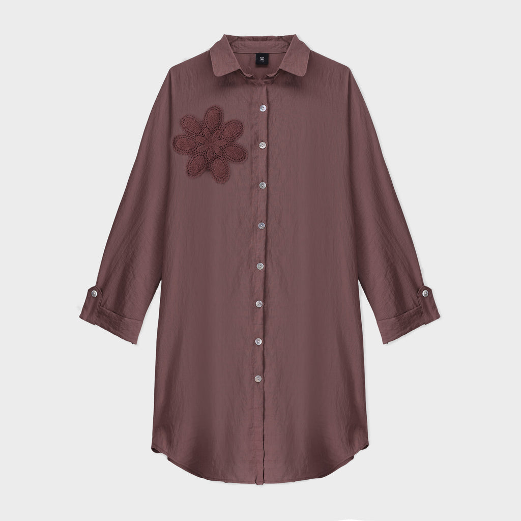 Embellished Textured Shirt