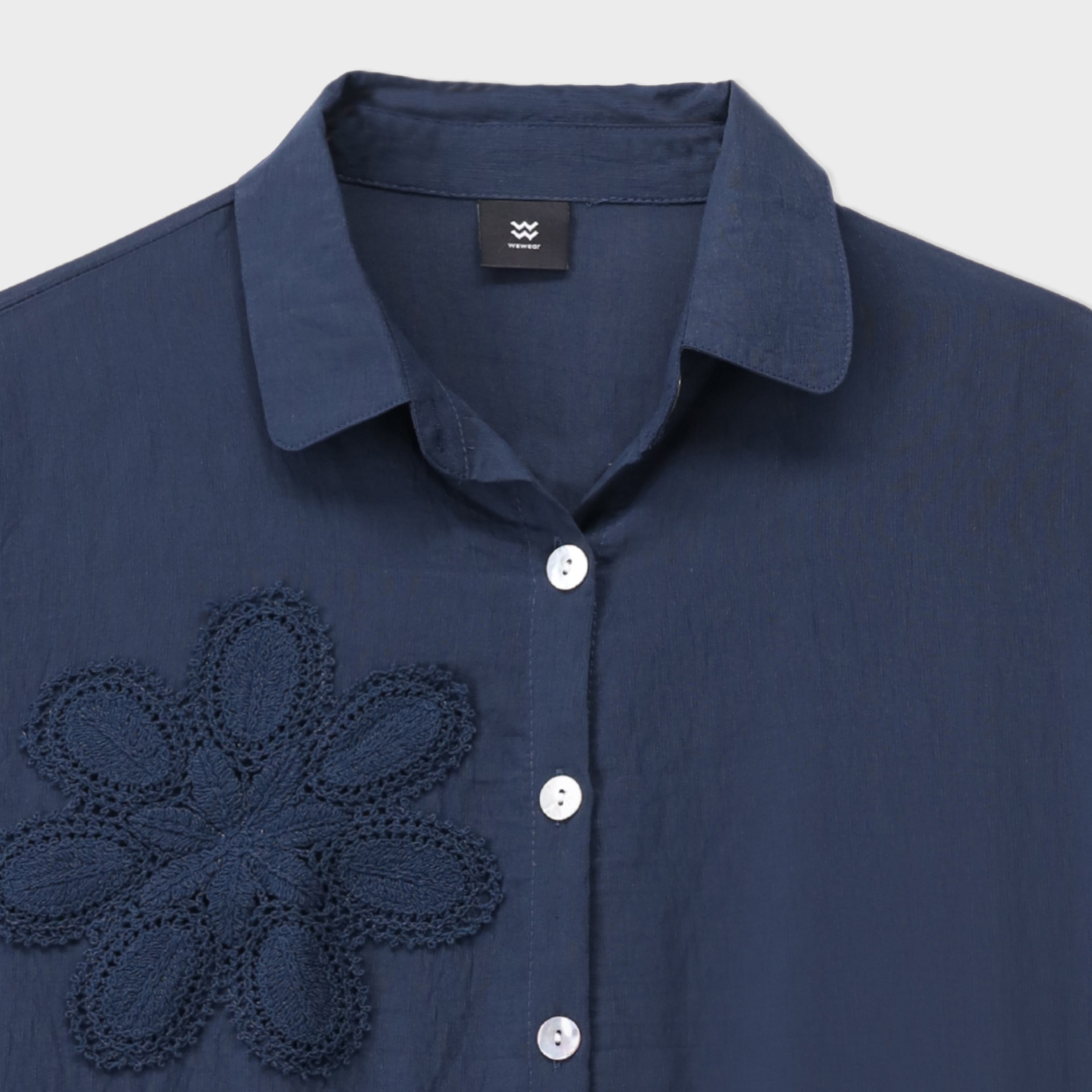 Embellished Textured Shirt