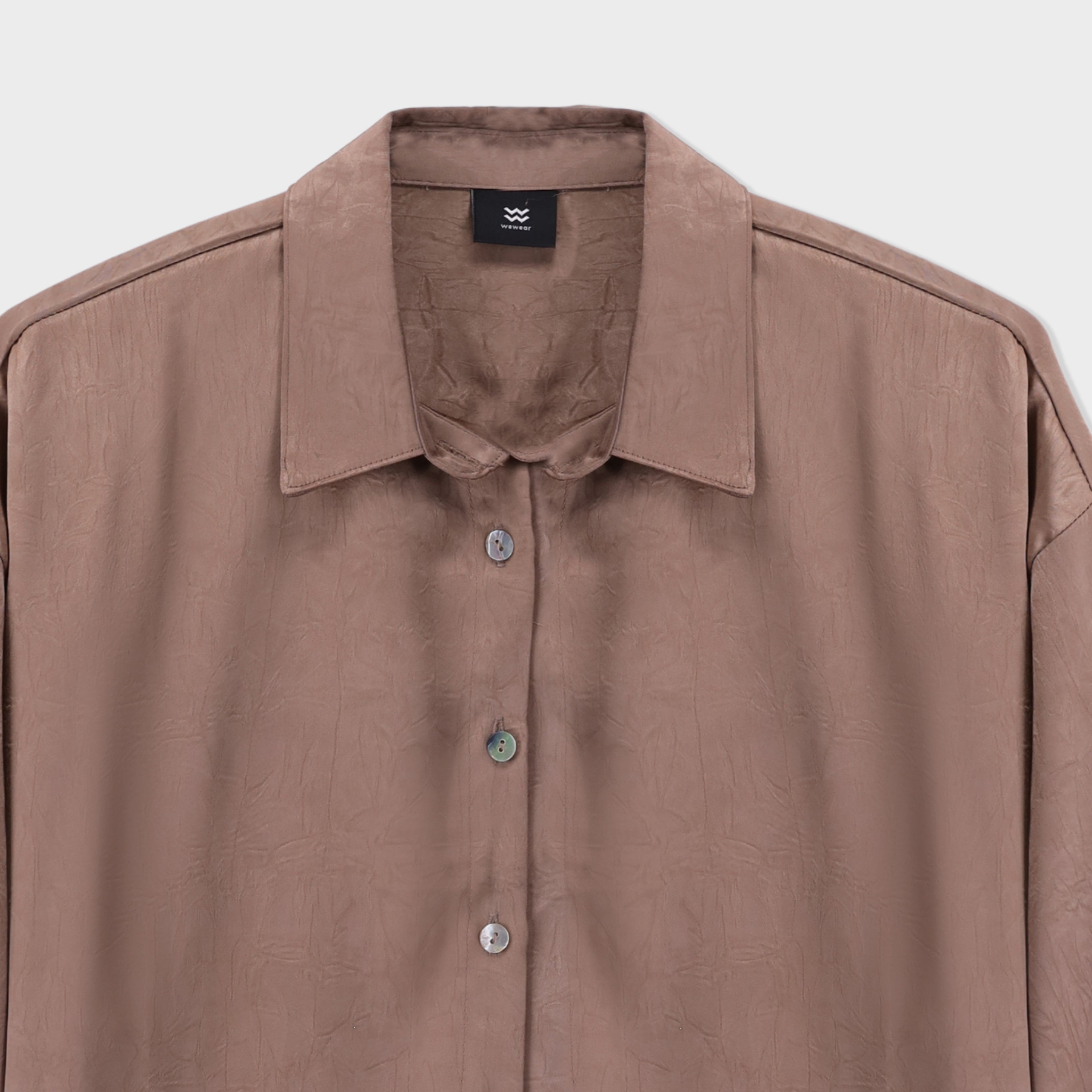 Solid Silk Shirt