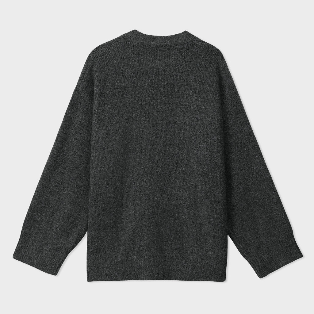 Oversized Cardigan with Scarf