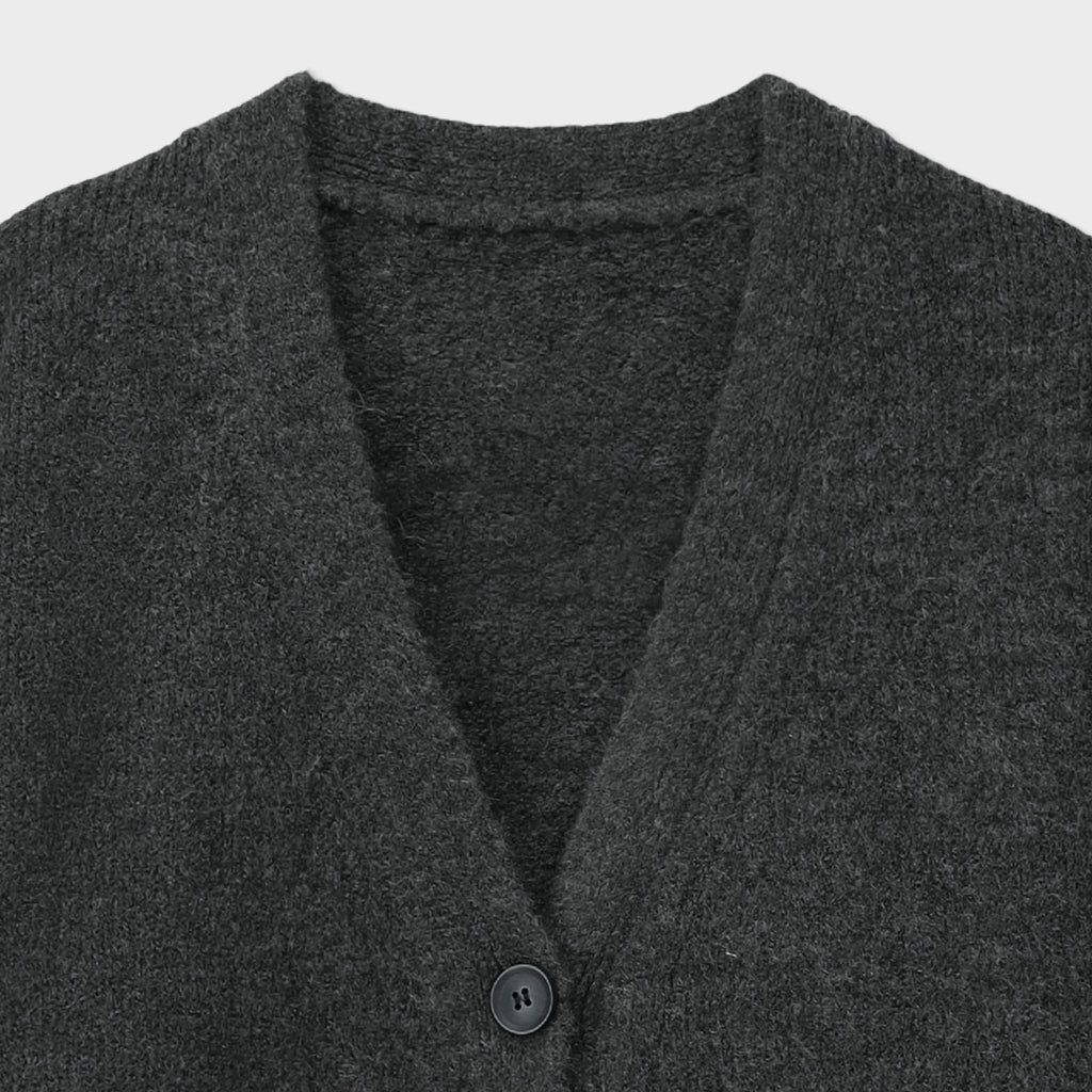 Oversized Cardigan with Scarf