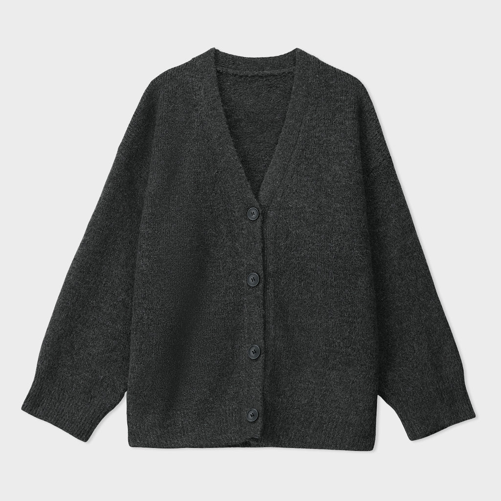 Oversized Cardigan with Scarf