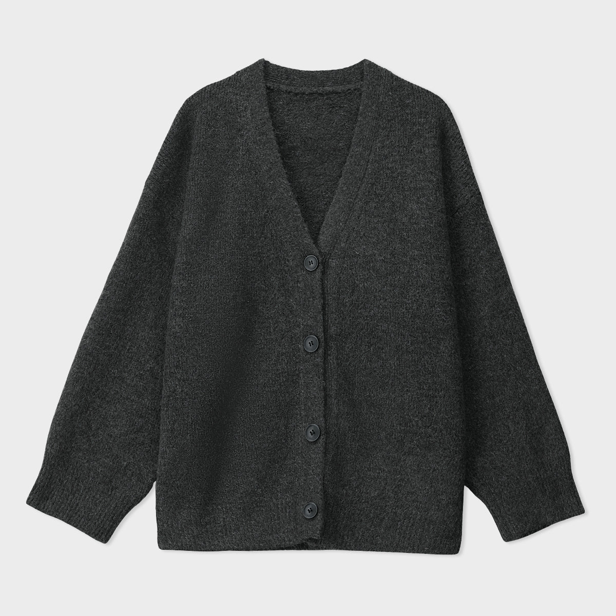 Oversized Cardigan with Scarf