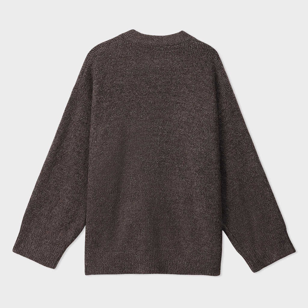 Oversized Cardigan with Scarf