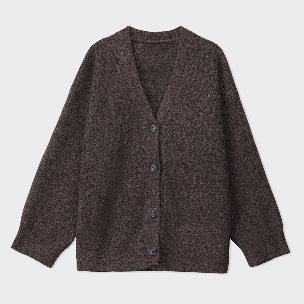 Oversized Cardigan with Scarf