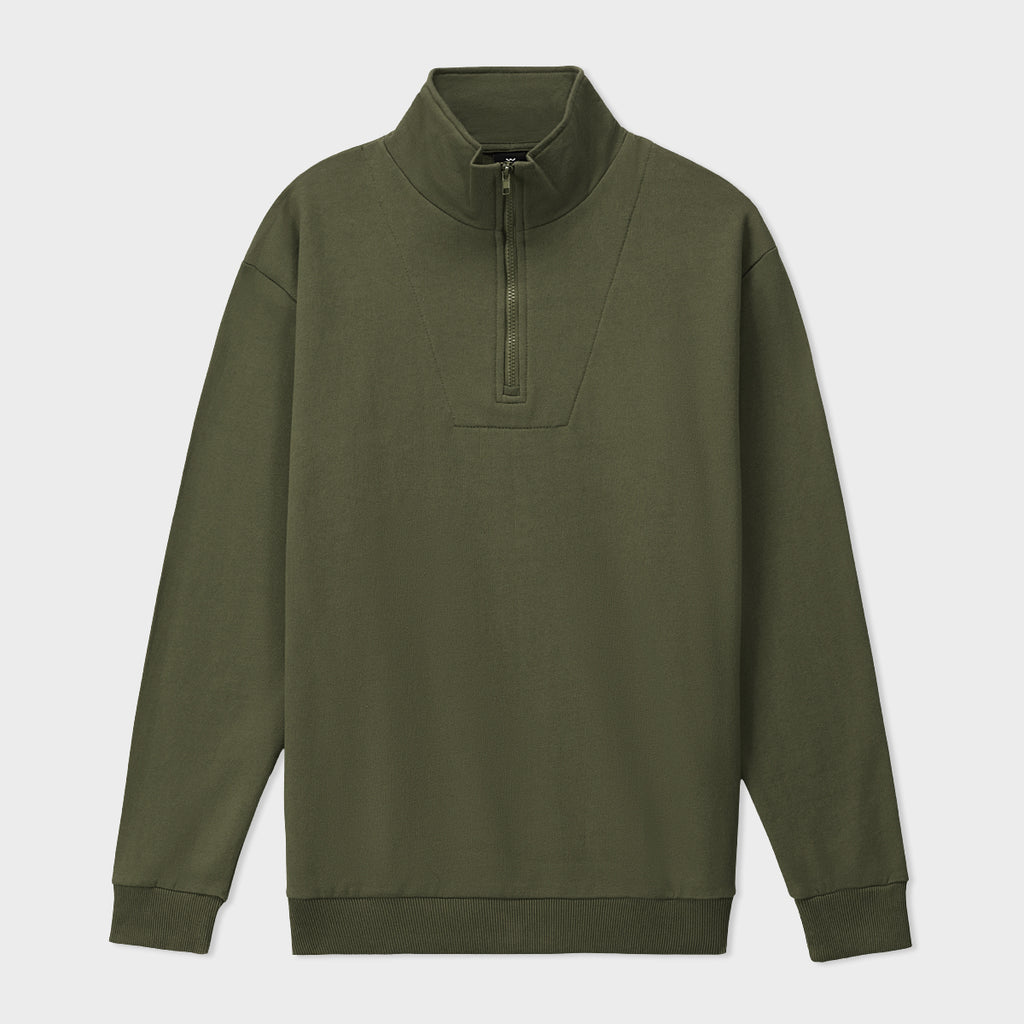Half Zipper Mock Neck